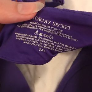 VS miraculous plunge bra